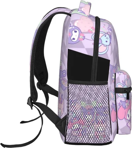 Vista 3 de RODES Kurromi - Mochila con estampado 3D, mochila multifuncional ligera, K-20