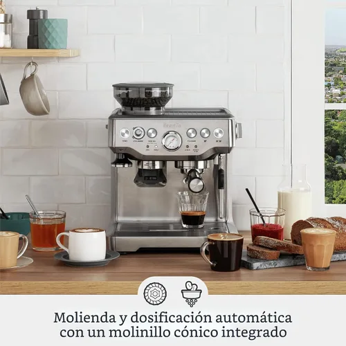 Vista 2 de Breville Barista Express BES870BSXL - Máquina de café expreso, sésamo negro