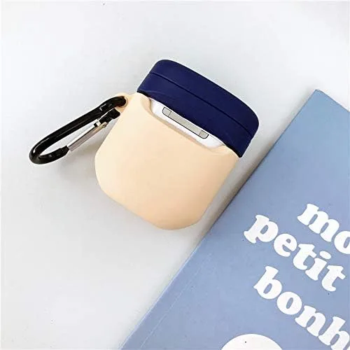Vista 4 de Funda para AirPods Pro de silicona suave con clip de gancho para Apple AirPodspro AirPods 2019 3D caricatura protectora fresca divertida linda