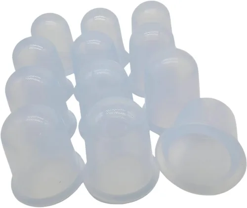 Vista 10 de COOL & FRESH Vasos de silicona al vacío anticelulitis para masajes – Juego de 6 piezas para masajes corporales, normales corporales, faciales