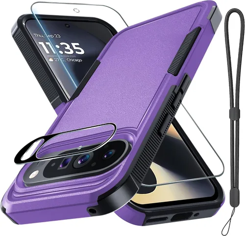 Vista 21 de Funda para Google Pixel 7A, Funda Protectora de Teléfono de Cuerpo Completo Resistente de Trabajo Pesado Robusta a Prueba de Golpes con Correa