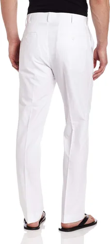 Vista 2 de Cubavera pantalón de algodón con textura en espiga