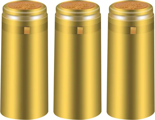 Vista 13 de Cápsulas termorretráctiles de PVC, 120 unidades de fundas retráctiles de vino negro mate, tapas transparentes para botellas de corchos, cápsulas