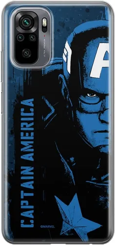 Vista 14 de ERT GROUP Funda para Xiaomi REDMI Note 10/10S Original y Oficialmente Licenciada Marvel Patrón Capitán América 002 adaptado de manera óptima a