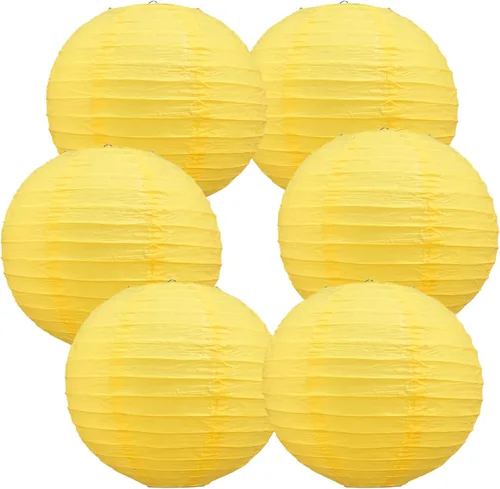 Vista 8 de BEISHIDA 16 piezas de linternas de papel multicolores, redondas y colgantes, estilo chino/japonés, para bodas, cumpleaños, baby shower, aulas