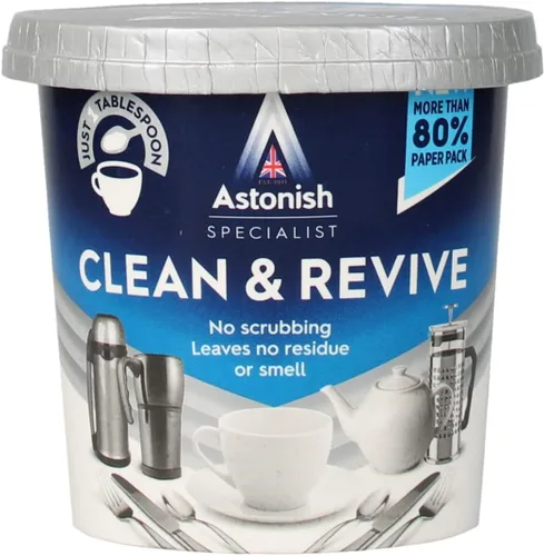 Vista 6 de Astonish Paquete Revival - Incluye crema acondicionadora de cuero especializada, pasta de limpieza para horno y utensilios de cocina y polvo