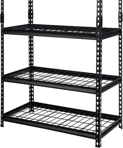 Vista 5 de Juggernaut Storage Pachira - Estantería de acero de 36 pulgadas de ancho x 18 pulgadas de profundidad x 72 pulgadas de alto, altura ajustable, 5