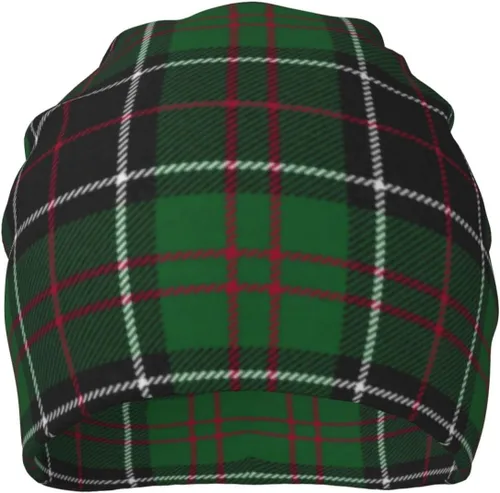 Vista 2 de Gorro unisex Sinclair Clan Caza Tartán Variant Plaid Cálido Slouchy Knit Hat Headwear Regalo para Adultos, Sinclair Clan Caza Tartán Variant Plaid
