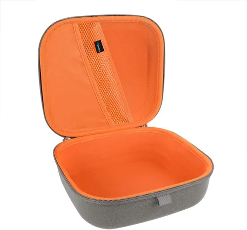 Vista 2 de Geekria Shield - Funda para auriculares compatible con Audio-Technica ATH-M50X, ATH-GDL3, funda de repuesto rígida de viaje con almacenamiento