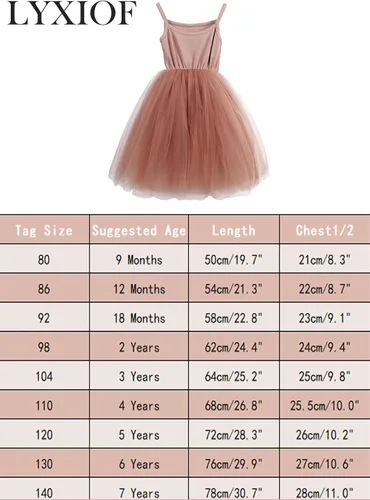 Vista 7 de LYXIOF Toddler Tutu Dress Baby Girls Tulle Sleeveless Princess Party Sundress