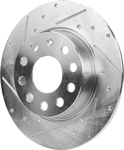 Vista 205 de Detroit Axle - Rotores de freno delantero para 04-13 Mazda 3 Rotores de frenos de disco 06-15 Mazda 5 Reemplazo: Rotor regular delantero de 11.81