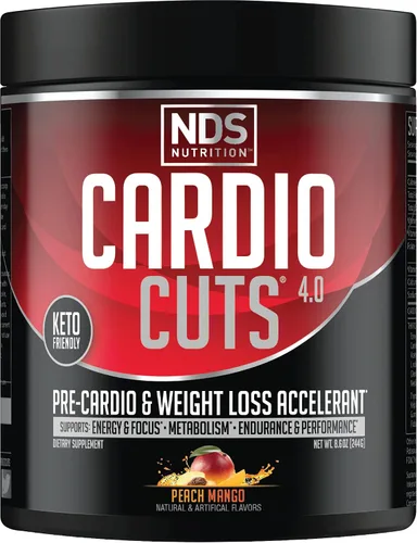 Vista 12 de Cardio Cuts NDS Nutrition 4.0 - Bombsicle en polvo para antes del entrenamiento, 40 porciones Endurance, Performance & Metabolism Support Advanced