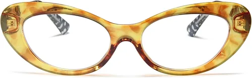 Vista 15 de 2SeeLife Gafas de lectura de ojo de gato de gran tamaño para mujer, ajuste mediano-grande, marco resistente, bisagras de resorte, lectores de ojo