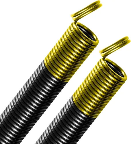 Vista 18 de Muelles de extensión de puerta de garaje de doble bucle para servicio pesado de 80 libras (paquete de 2) - Dorado Muelles para reparación