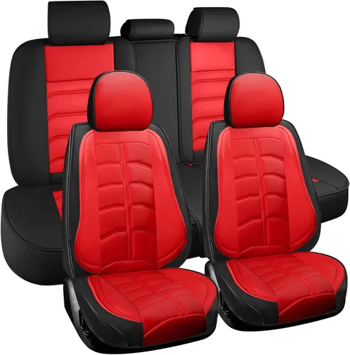 Vista 10 de Funda de asiento de automóvil para Mini Cooper 2002-2012, duradera, resistente al desgaste, impermeable, transpirable, sin olor, accesorios para Rojo