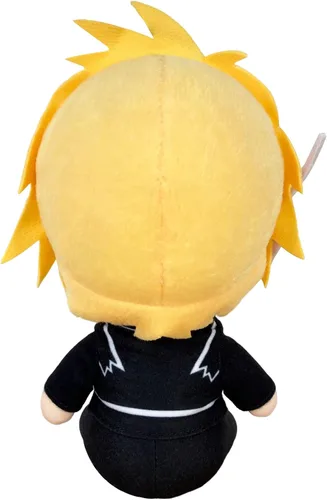 Vista 2 de My Hero Academia S2 - Disfraz de héroe Kaminari de peluche sentado de 7 pulgadas