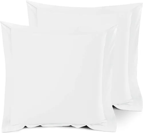 Vista 10 de Nestl Juego de 2 fundas tipo sham de almohada suaves - Fundas de almohada de microfibra de doble cepillado - Fundas de almohada de cama premium