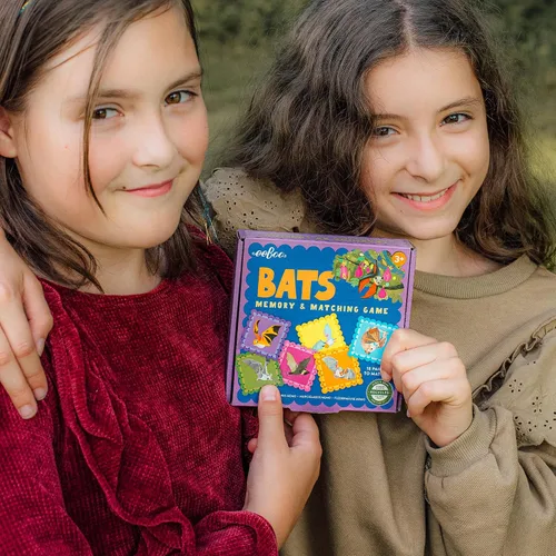 Vista 4 de eeBoo: Bats Little Memory & Matching Game - 18 pares para emparejar y memorizar, fichas coloridas, fomenta habilidades de reconocimiento