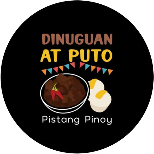 Vista 3 de Dinuguan en Puto Food para filipinos y filipinas PopSockets intercambiables PopGrip
