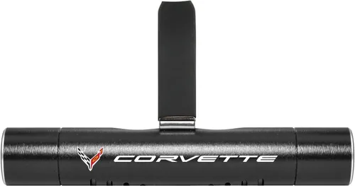 Vista 2 de iPick Image Para Chevrolet Corvette C8 Ambientador de ventilación de coche Clip negro con ventana ajustable y 10 varillas de recarga