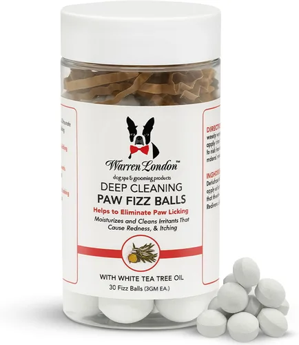 Vista 10 de Warren London Limpieza profunda de patas para perros – Alivia la picazón e irritación de las patas con aloe vera, algas marinas y aceite de árbol