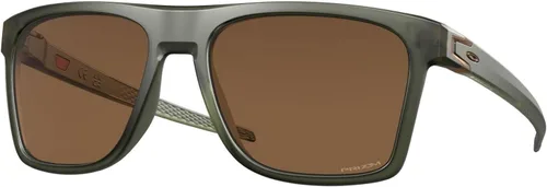 Vista 11 de Oakley Sunglasses for Men - OO9100 Leffingwell Rectangular Sunglasses PRIZM Lenses