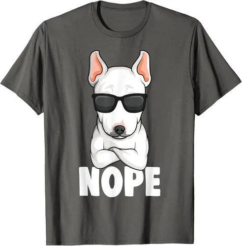 Vista 112 de Camiseta de perro Bull Terrier para niños y mujeres, Negro