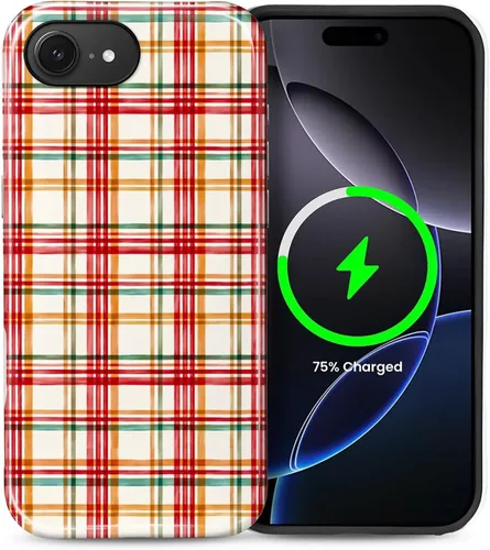 Vista 113 de Funda Compatible con iPhone 13/14 [Compatible con MagSafe] Protección de Doble Capa de Cáscara Dura Híbrida, Funda Magnética Protectora a Prueba
