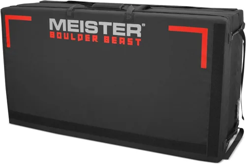 Vista 4 de Meister Boulder Beast XL Tri-Fold Rock Climbing Crash Pad con correas de mochila Oversized 72" x 44" landing area with 5" multi-layer cushioning
