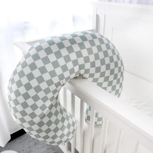 Vista 7 de DILIMI Paquete de 2 fundas de almohada de lactancia, funda elástica extraíble para almohadas de lactancia, funda ultra suave y cómoda para bebés