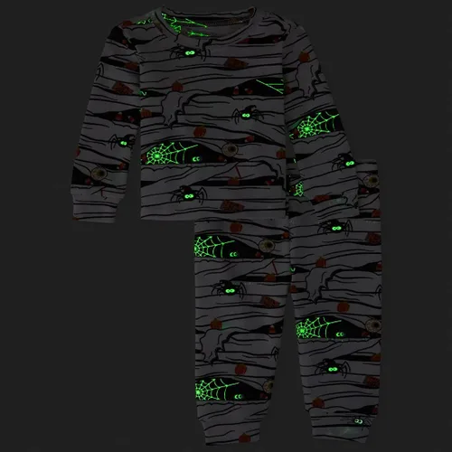 Vista 3 de The Children's Place Kids' Family Matching, Halloween Pajama Sets, Cotton