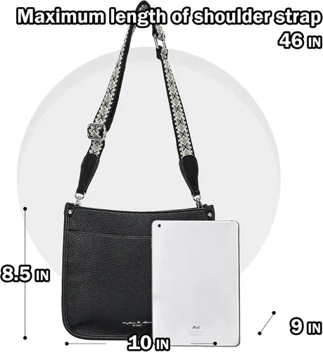 Vista 2 de INICAT Bolso bandolera pequeño de piel sintética para mujer
