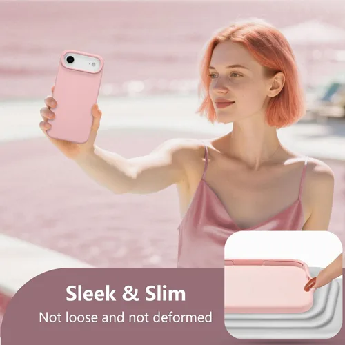 Vista 647 de Funda magnética de silicona para iPhone 13 Pro, color blanco antiguo [Compatible con Magsafe] [Forro de microfibra suave antiarañazos], funda