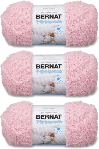 Vista 7 de Bernat Pipsqueak - Hilo para bebé, paquete de 3 unidades de 3.5 onzas (3.53 oz/3.5 onzas), poliéster, 5 voluminosos, 101 yardas, tejido/ganchillo