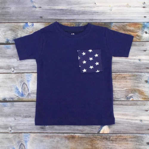 Vista 5 de Unique Baby Traje de verano patriótico para niños del 4 de julio de 2 piezas