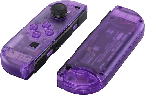 Vista 3 de eXtremeRate - Carcasa de control portátil Joy-Con con set de botones completo repuesto de carcasa hazlo tú mismo para control de Nintendo Switch