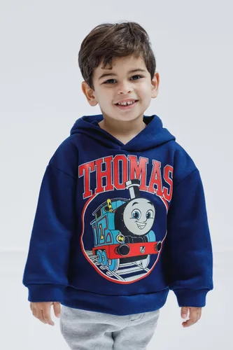 Vista 5 de Thomas y sus amigos Suéter con capucha y pantalones de Pullover para bebés hasta niños grandes Azul/gris