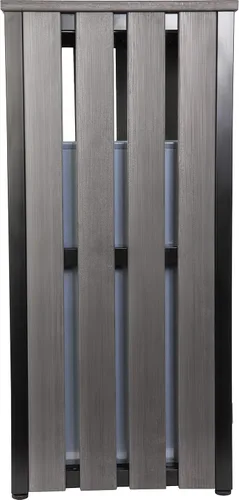 Vista 3 de Lorell, LLR42693, Cubo de basura para exteriores, 1, carbón