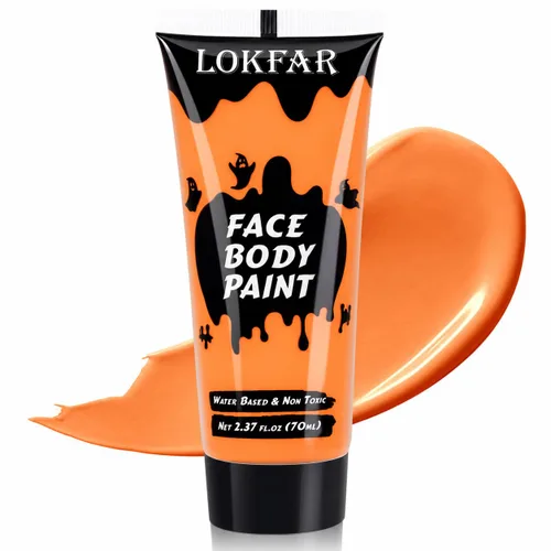Vista 12 de Pintura corporal blanca para maquillaje de Halloween, crema a base de agua Blanco
