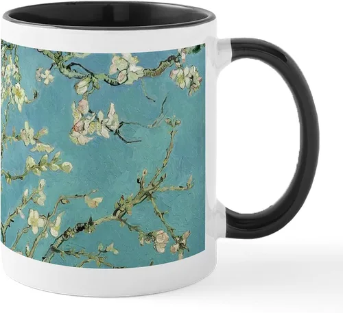 Vista 48 de CafePress Irises By Vincent Van Gogh Taza de café de cerámica de 11 oz (11.0 fl oz)