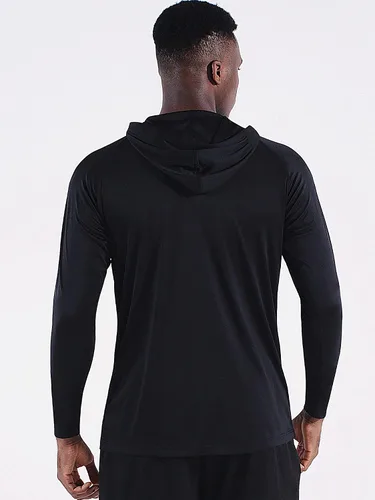 Vista 2 de CADMUS Camisas de pesca de manga larga para hombre, protección solar UPF 50+, sudaderas con capucha de ajuste seco