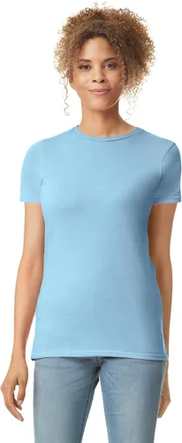 Vista 2 de Gildan Camiseta de algodón Softstyle para mujer, estilo G64000l, paquete múltiple