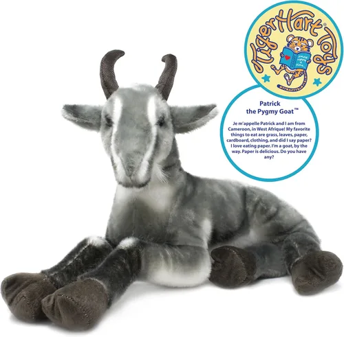 Vista 3 de TigerHart Patrick la cabra pigmea - Peluche grande de 18 pulgadas