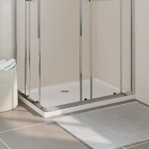 Vista 2 de vidaXL - Base de ducha rectangular ABS color blanco 27.6 x 39.4