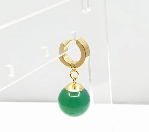 Vista 2 de Dragon Z Vegetto Potara Ball Goku - Aretes colgantes con cuentas de simulación Super Saiyan para mujeres y hombres, joyería de disfraz de cosplay