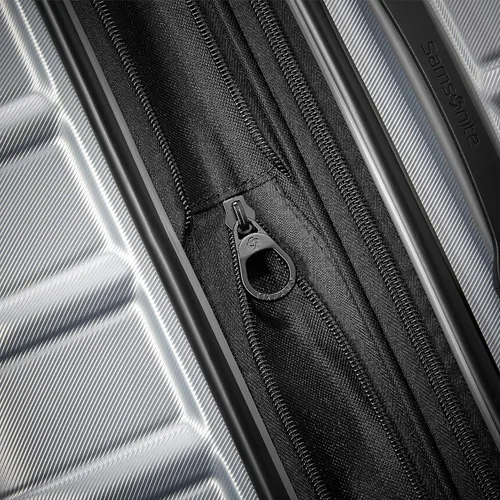 Vista 6 de Samsonite Omni 2 - Equipaje rígido extensible con ruedas giratorias, Plateado (Arctic Silver)