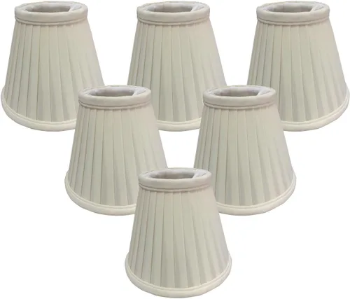 Vista 20 de Royal Designs, Inc. Pantalla plisada Empire CS-111BG, color beige, 2,5 x 5 x 4,25