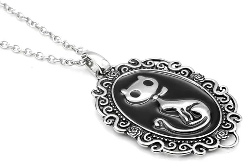 Vista 3 de Controse Cat Silhouette Cameo Necklace