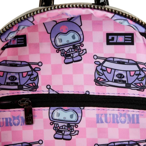 Vista 5 de Loungefly Sanrio Kuromi Tokyo Speed - Mini mochila de piel sintética, Multi, Mini mochila