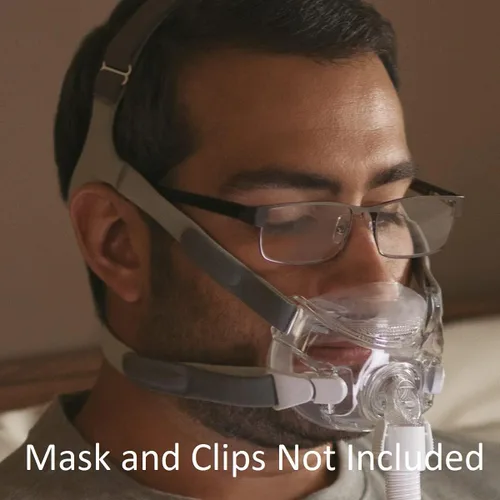 Vista 5 de Accesorio de repuesto para correa de gorro CPAP Organic Deal compatible con la máscara CPAP Philips Respironics Amara View – Reemplazo de gorro